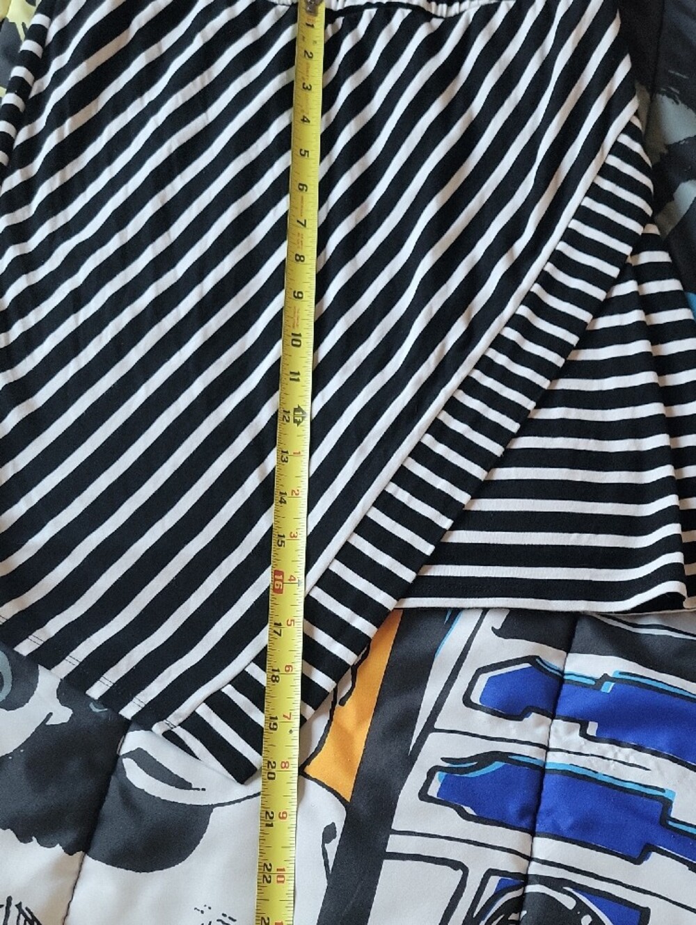 White House Black Market Black and White Striped Mini Dress - Picture 7 of 8